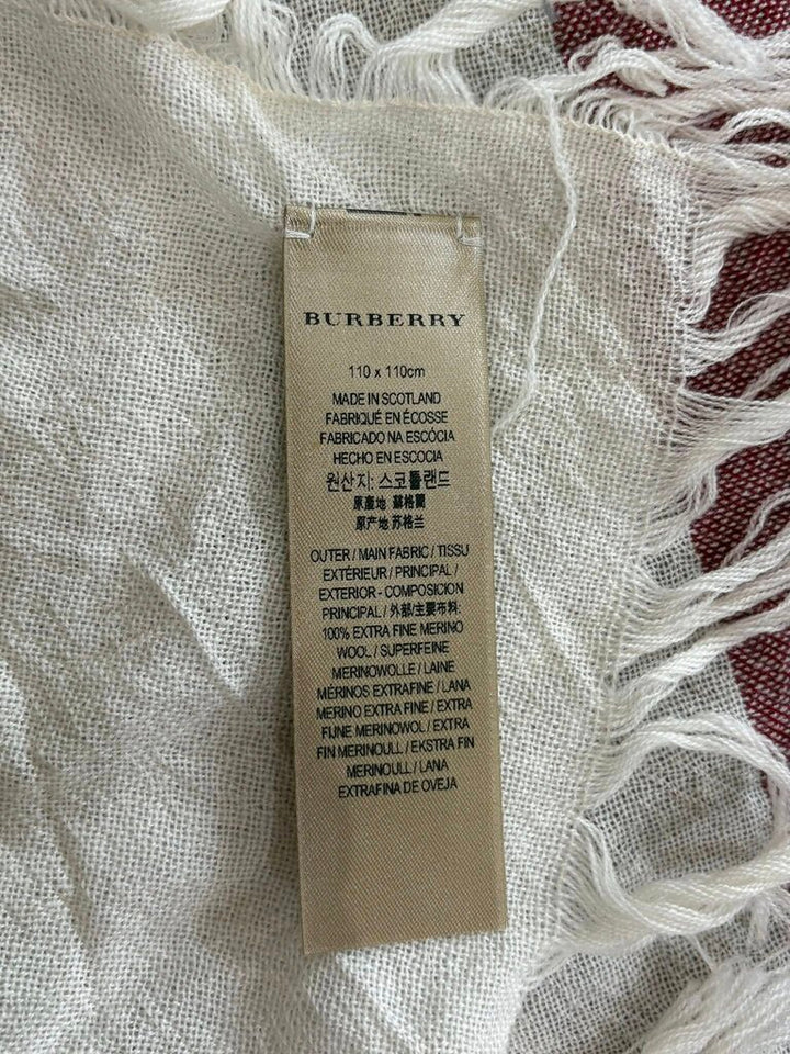 Burberry House Check Extra Fine Merino Wool Scarf