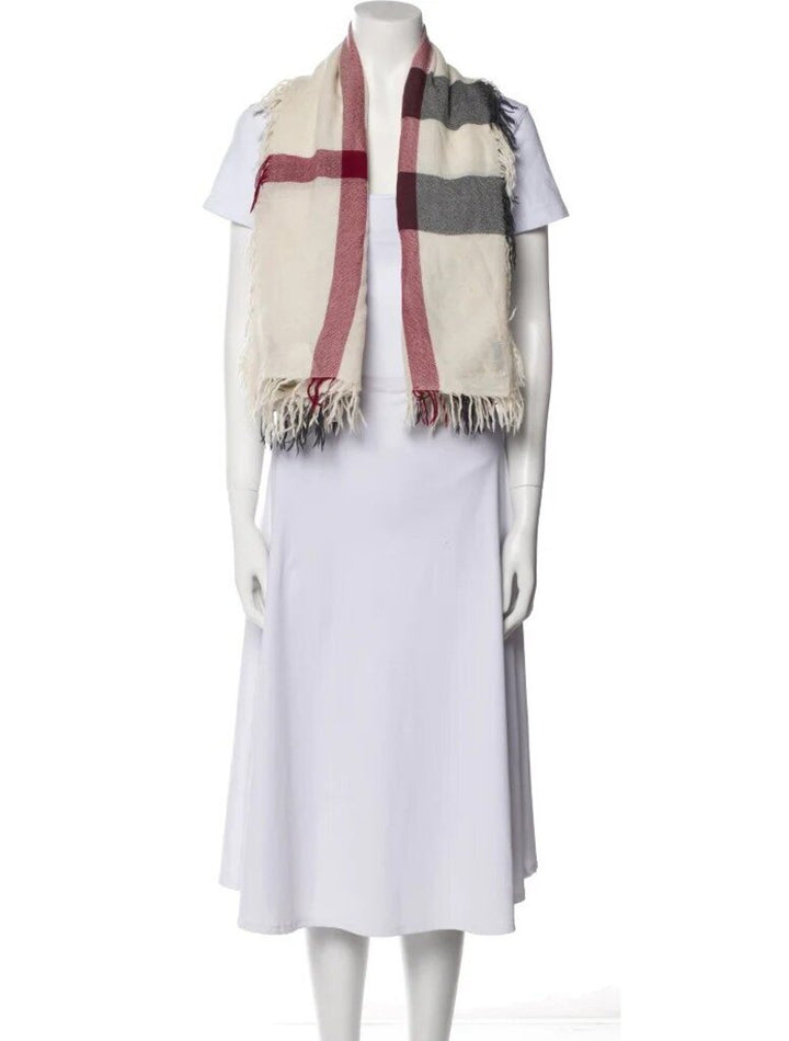 Burberry House Check Extra Fine Merino Wool Scarf