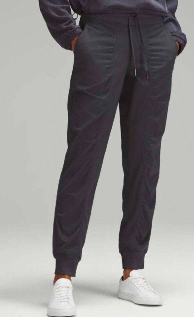 Lululemon Dance Studio Mid Rise Full Length Jogger In Graphite Grey - Size Small