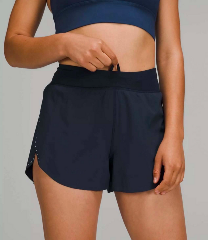 Lululemon Find Your Pace Shorts In Navy - Size XS/S