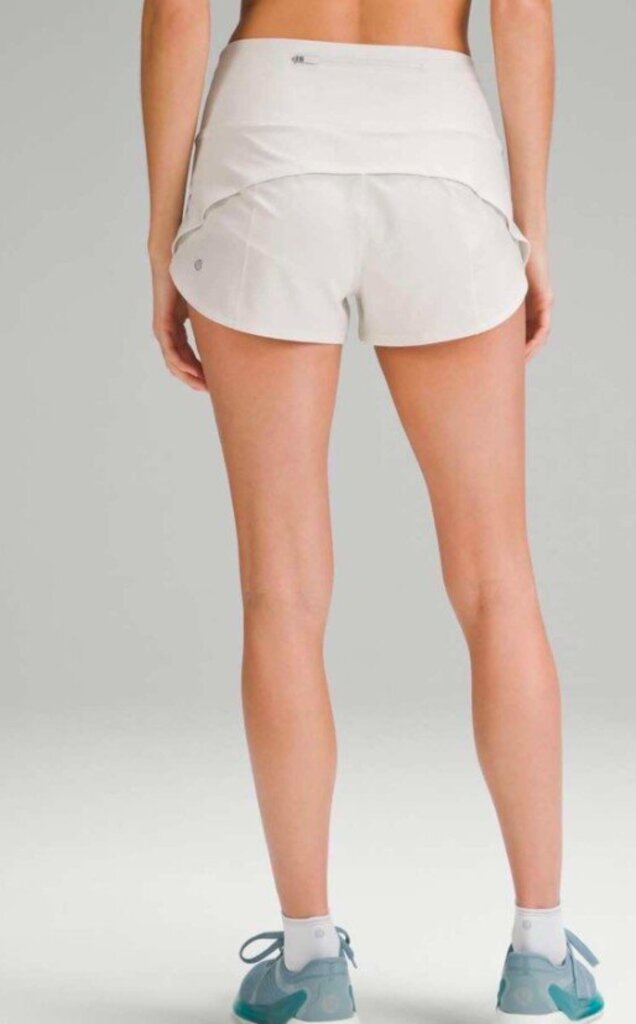 Lululemon Speed Up High-Rise Lined Shorts In Bone - Size 8