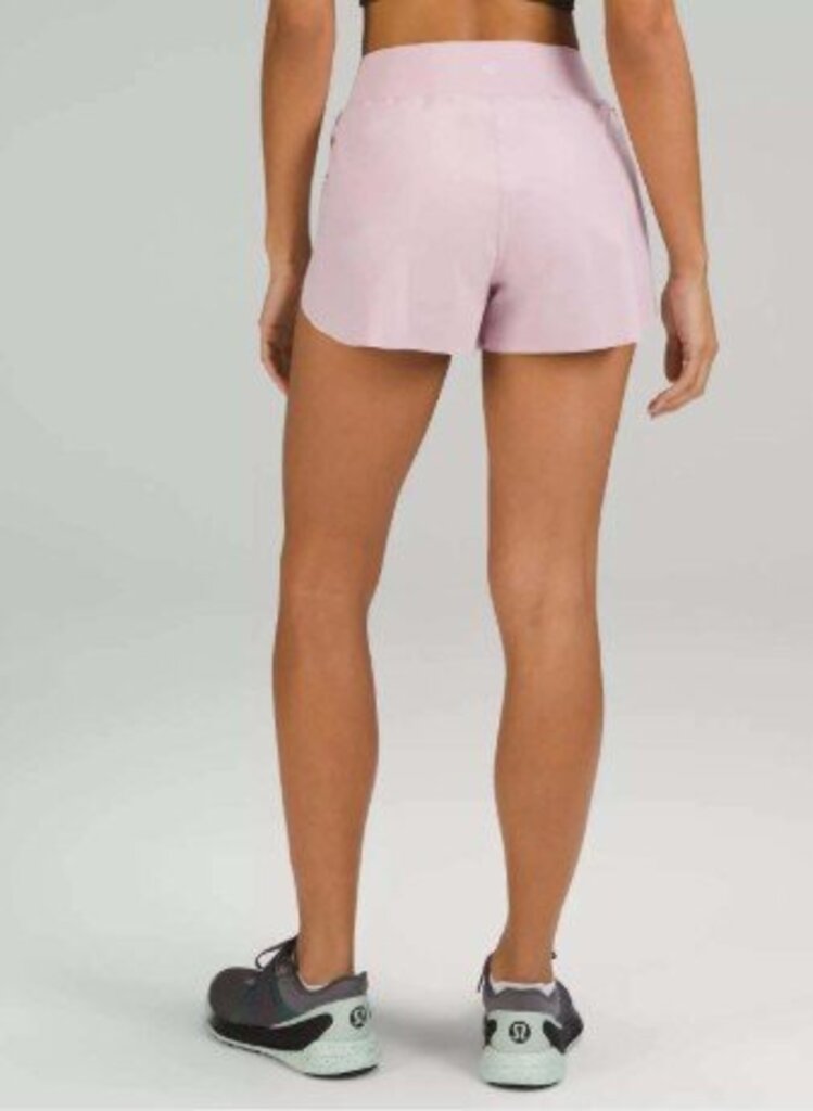 Lululemon Find Your Pace Shorts In Pink Peony - Size Small