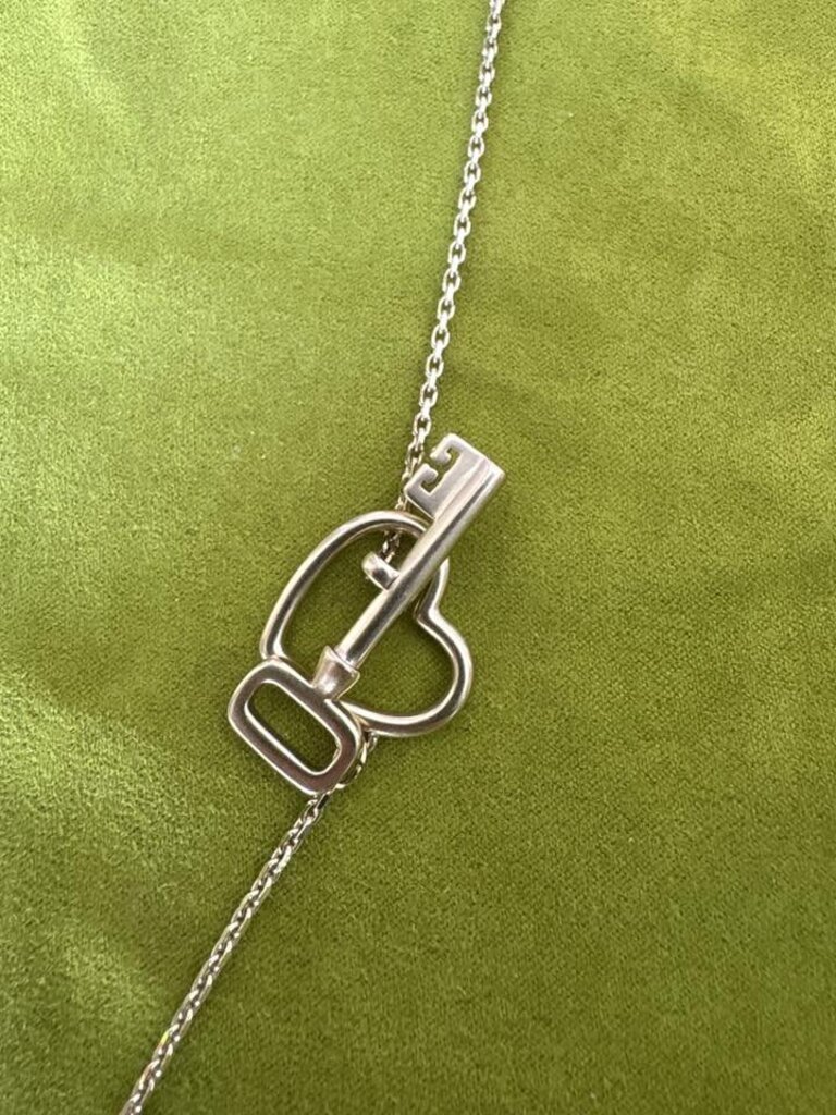 Tory Burch Heart Padlock Pendant Necklace