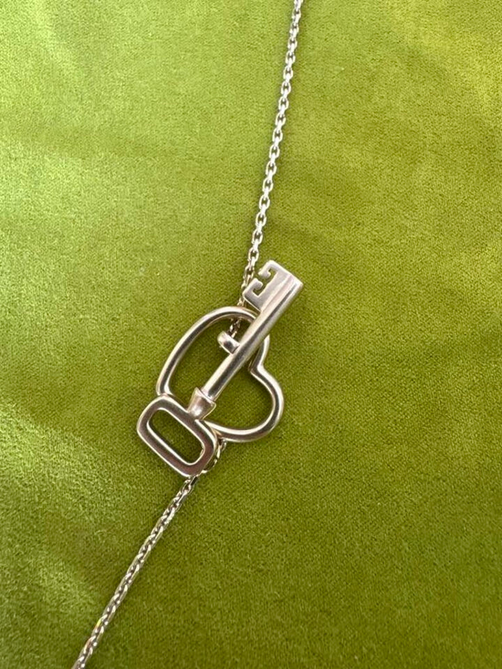Tory Burch Heart Padlock Pendant Necklace
