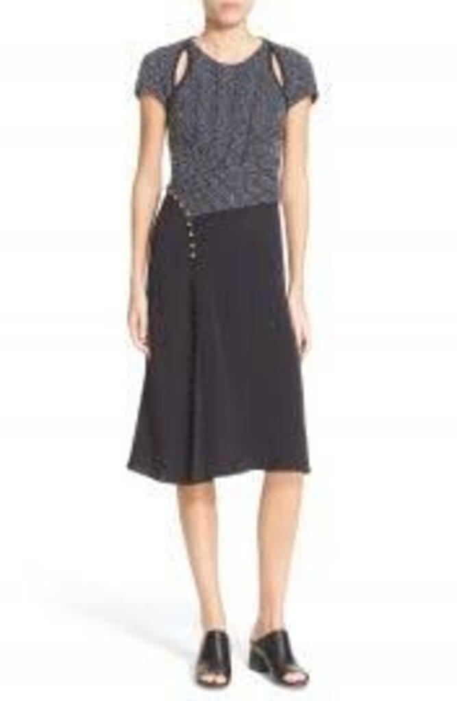 Phillip Lim Asymmetric Boucle Silk Mini Dress - Size 4