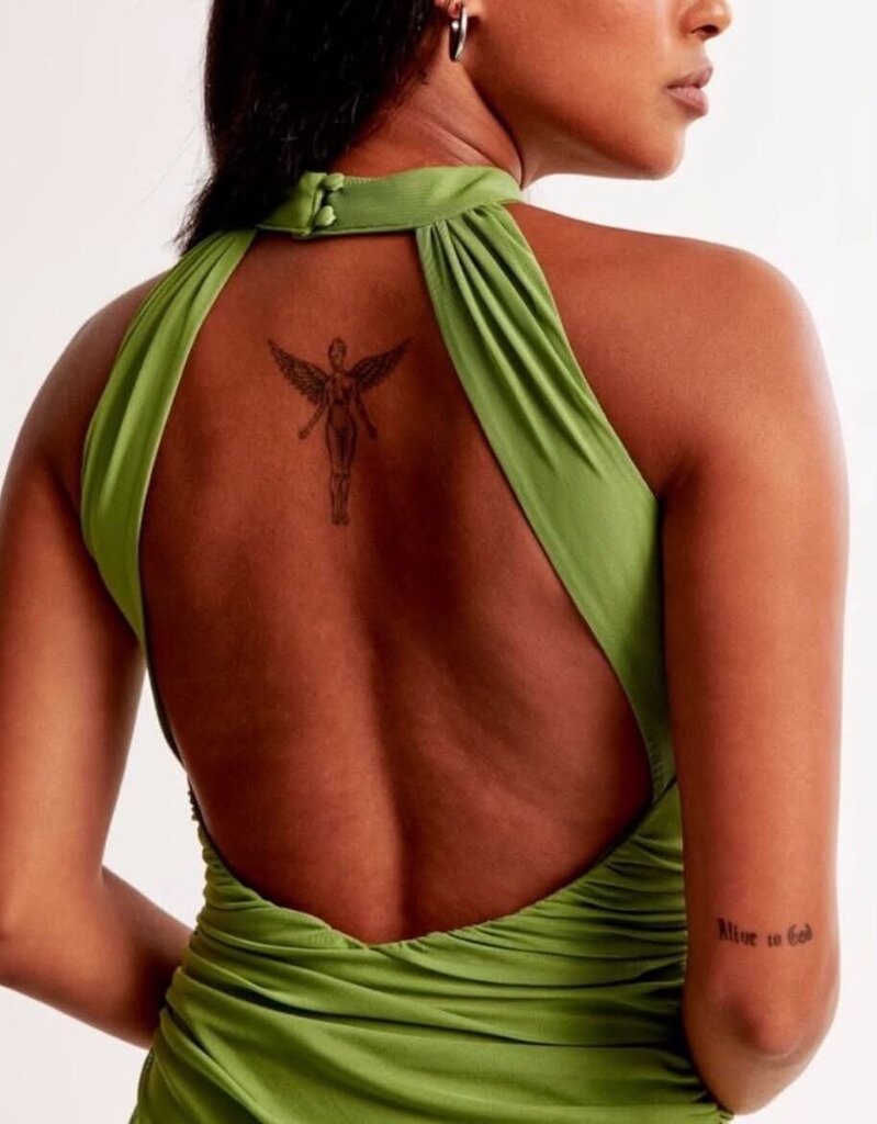 Abercrombie & Fitch NWT Vol. 28 Sheer Halter Maxi Dress - Size Medium(Retails $110)