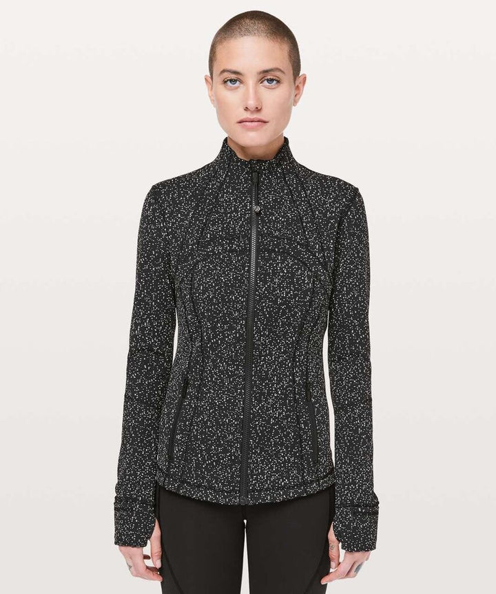 Lululemon Define Jacket in Magnetized Jacquard Black White - Size 8(Retails $118)