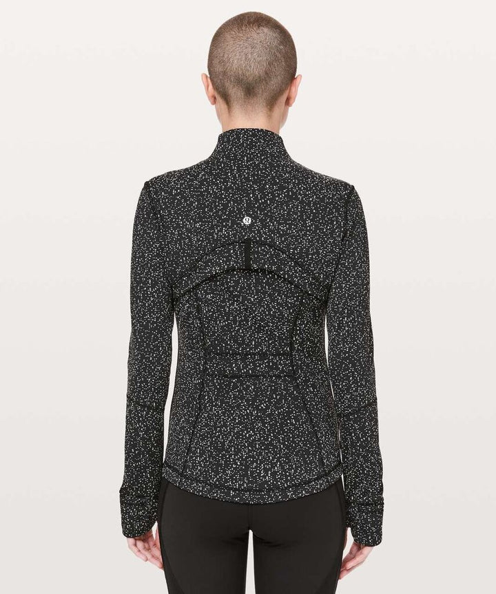 Lululemon Define Jacket in Magnetized Jacquard Black White - Size 8(Retails $118)
