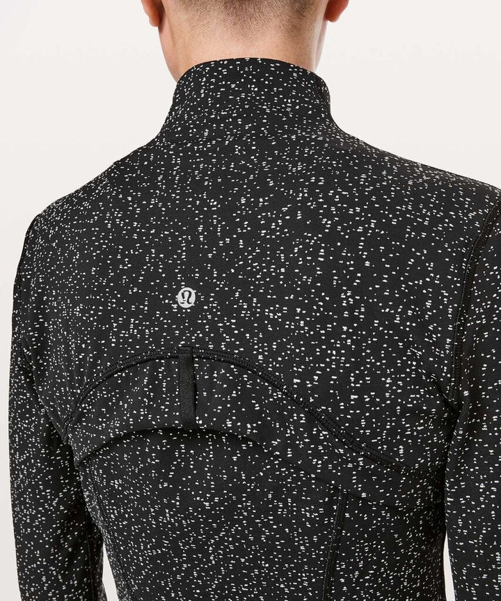 Lululemon Define Jacket in Magnetized Jacquard Black White - Size 8(Retails $118)