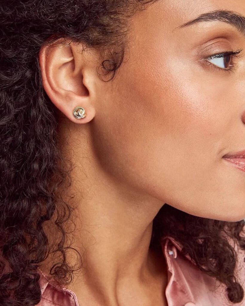 Kendra Scott Presleigh Love Knot Stud Earrings (Retails for $60)