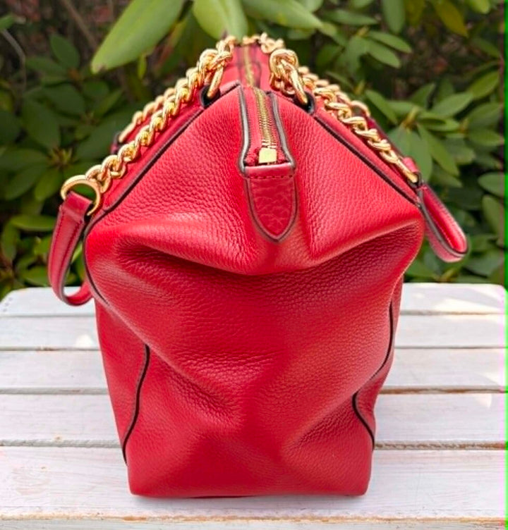 Coach Ava Chain Pebble Leather Tote (Retails for $395)