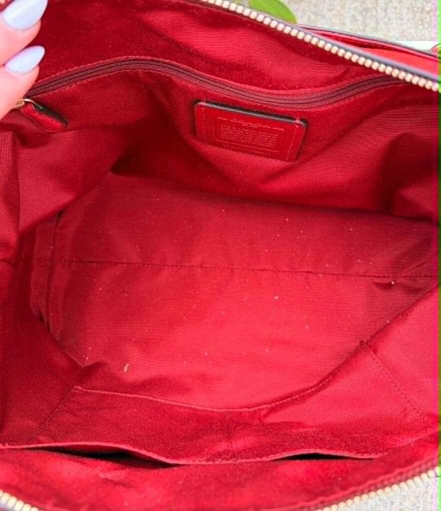 Coach Ava Chain Pebble Leather Tote (Retails for $395)