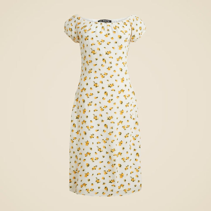 J.Crew NWT Off-The-Shoulder Slip Dress In Budding Rose - Size 4