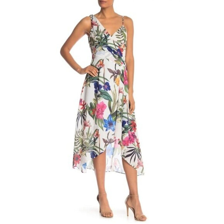 Parker Sardinia High Low Midi Dress - Size Small