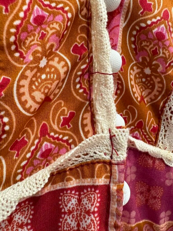 Choklate Boho Maxi Dress - Size Medium