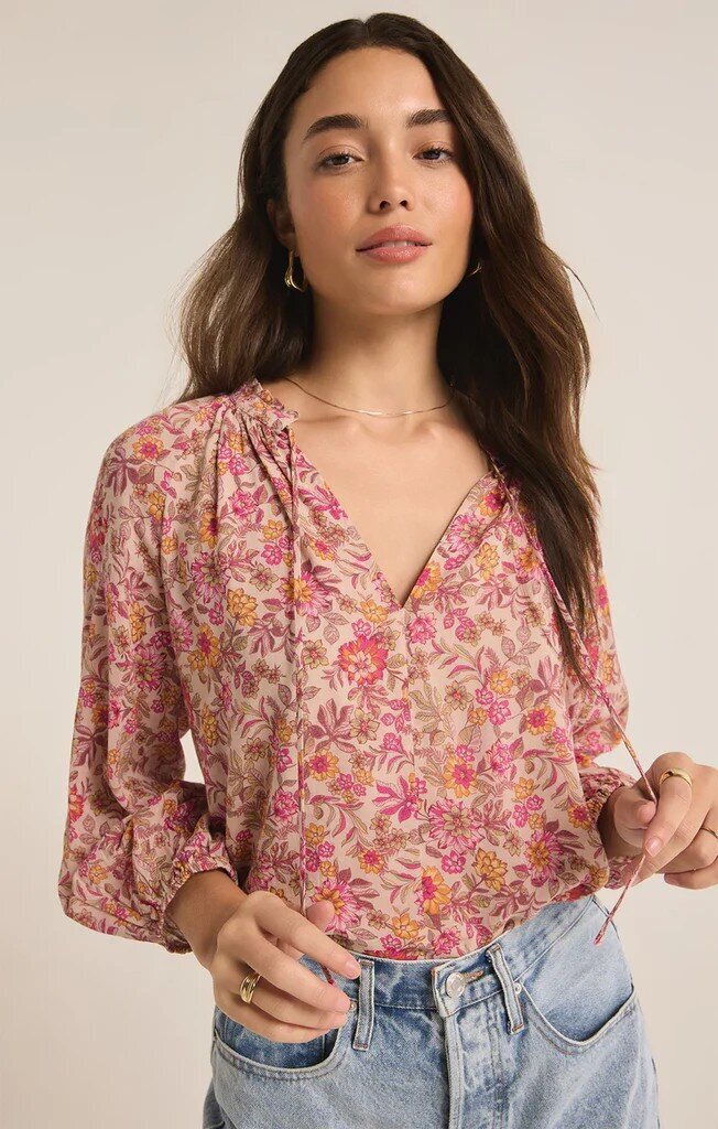Z Supply NWT Carine Top In Lima Floral - Size Small