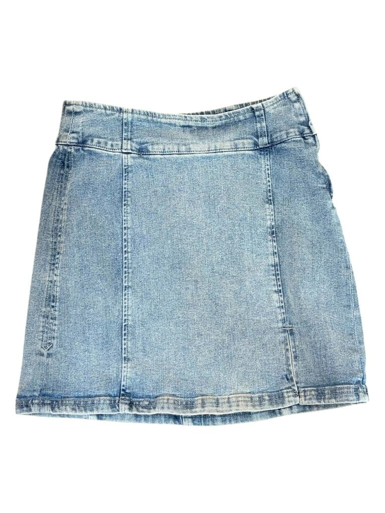 Pink Lily Denim Mini Skirt - Size Medium