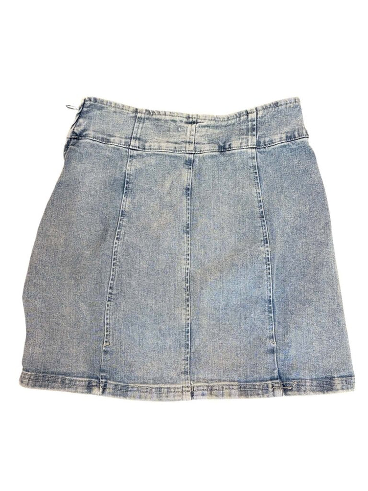 Pink Lily Denim Mini Skirt - Size Medium