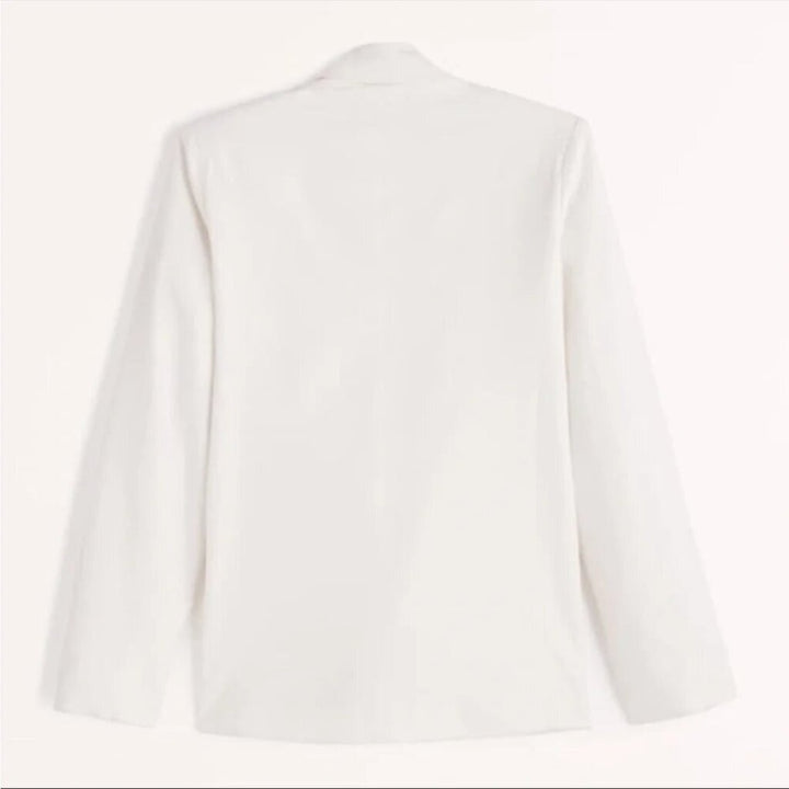 Abercrombie & Fitch NWT Linen Blend Single Breasted Blazer - Size XL
