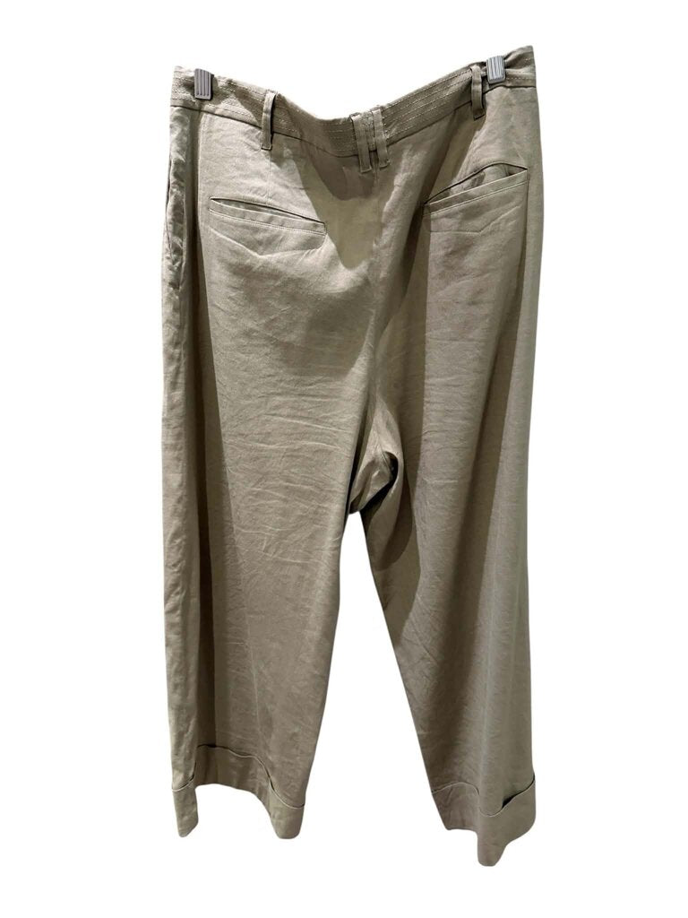 Rag & Bone Linen Pants Sage- Size 10