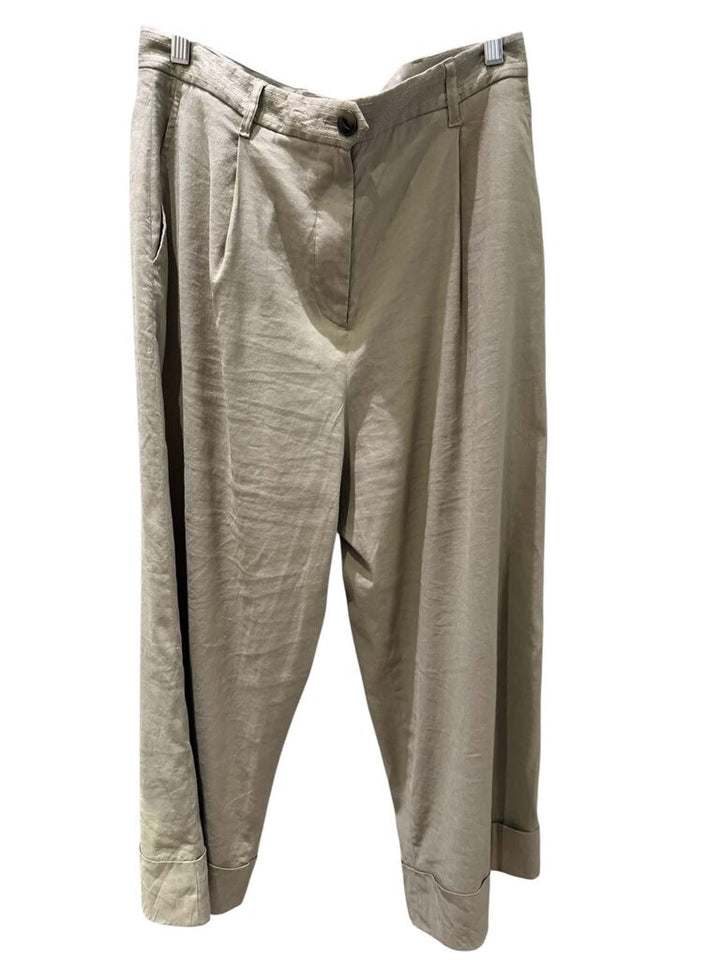 Rag & Bone Linen Pants Sage- Size 10