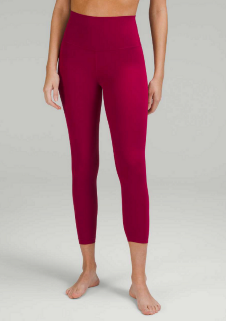 Lululemon Align High-Rise Crop 23" in Passionate - Size 6