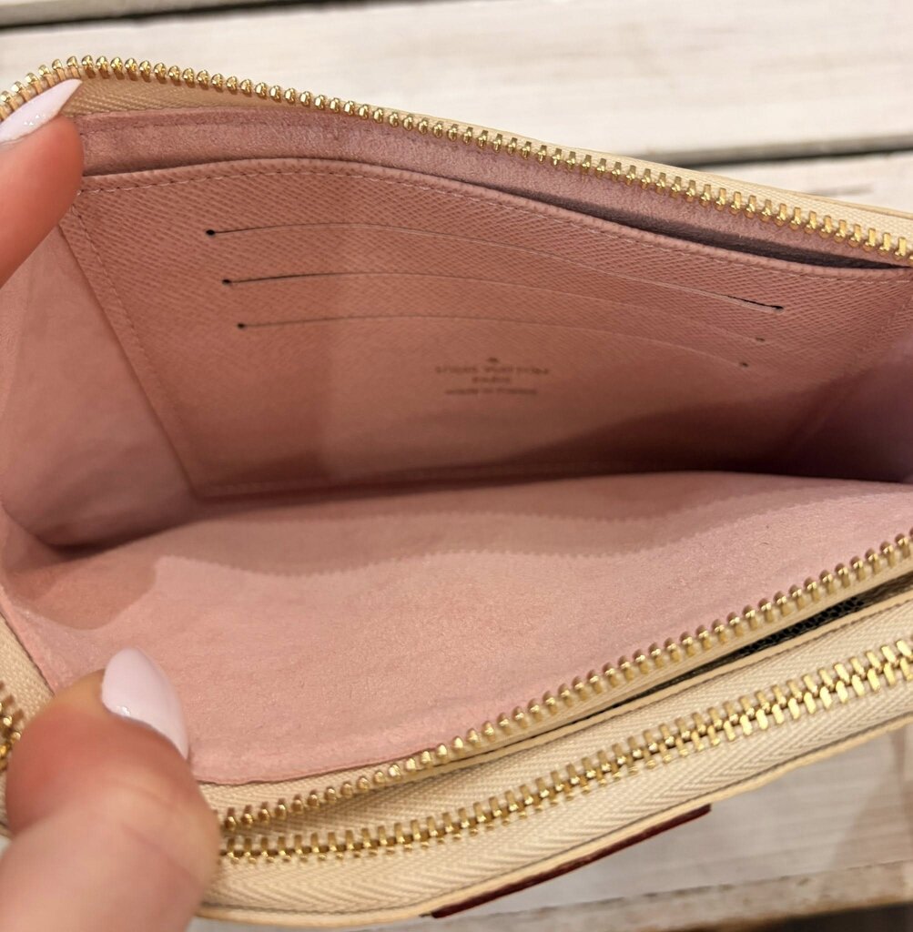Louis Vuitton Damier Azur Double Zip Pochette