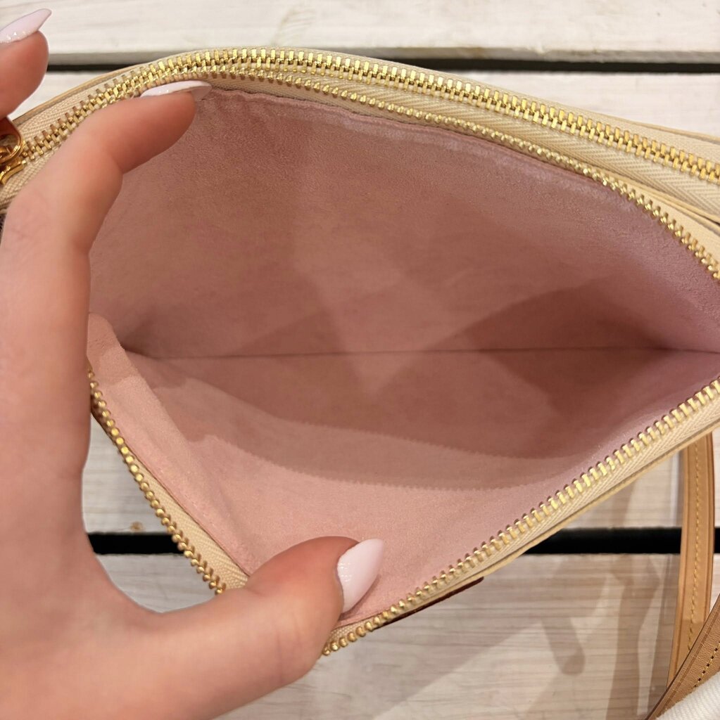 Louis Vuitton Damier Azur Double Zip Pochette