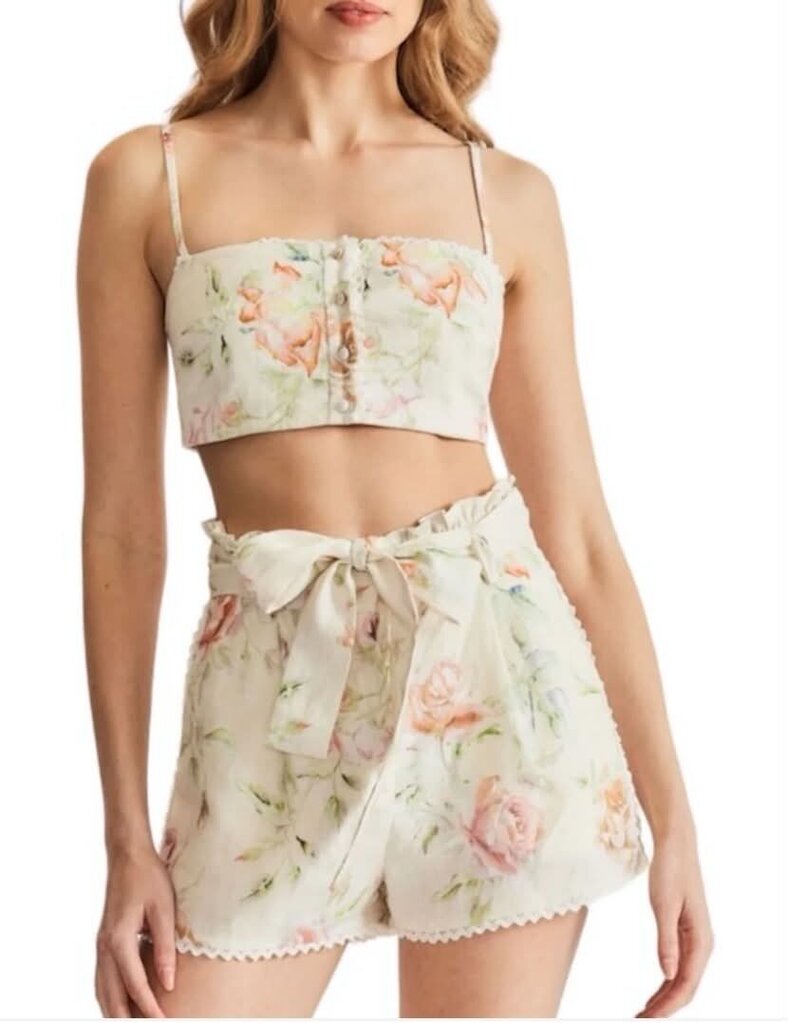 Caroline Constas Floral Bottoms - Size XXS