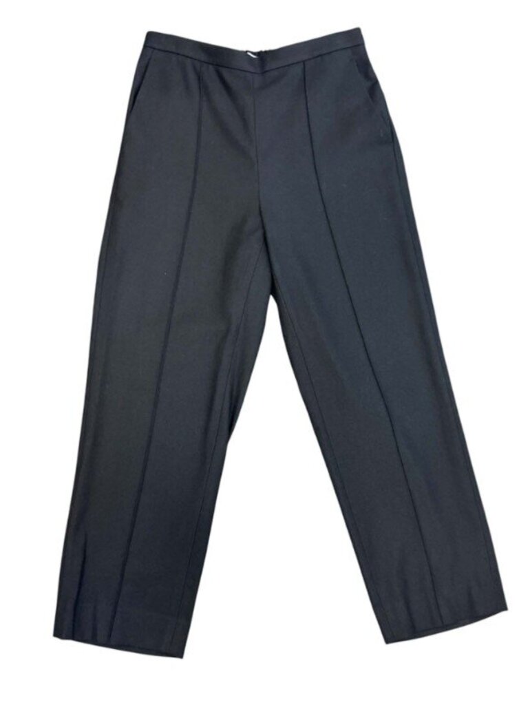 Vince Wide Leg Pintucked Pull On Trouser Pants - Size Medium