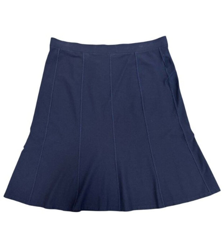 Eileen Fisher Pintucked Pull On Midi Skirt - Size Large