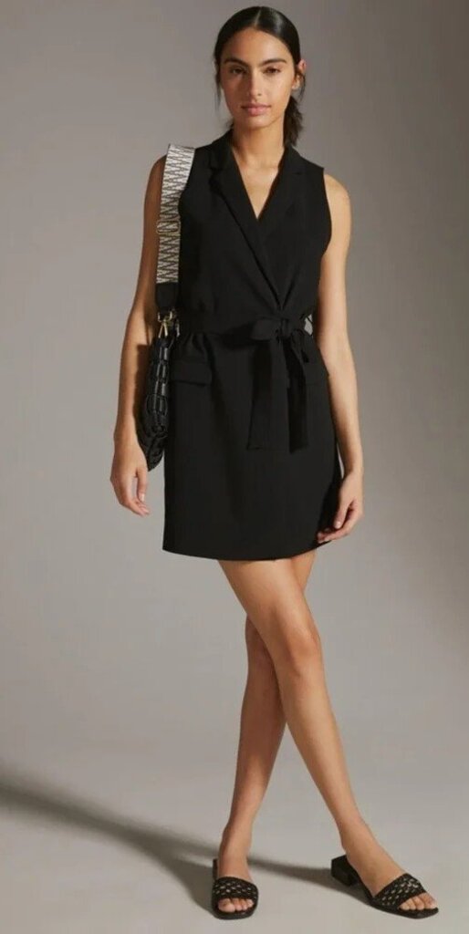 Anthropologie Sleeveless Vest Mini Dress - Size Medium