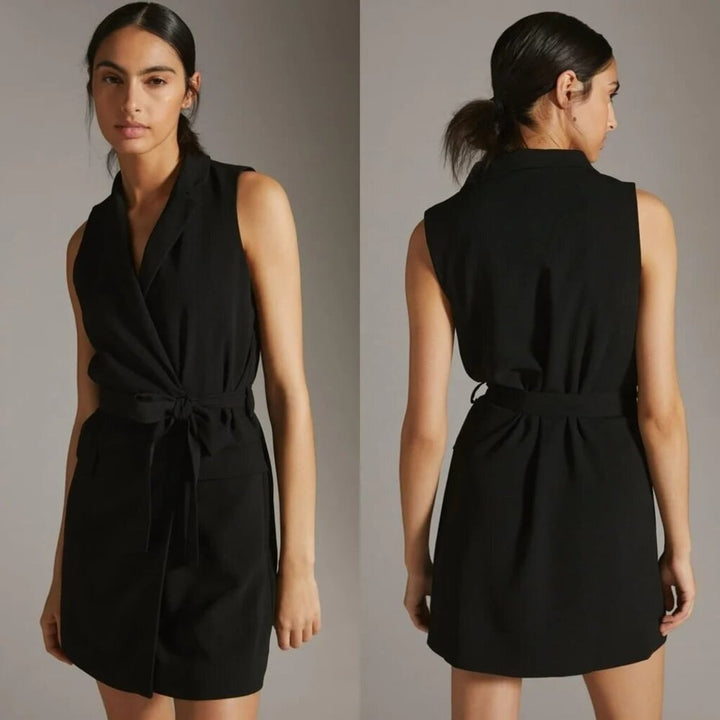 Anthropologie Sleeveless Vest Mini Dress - Size Medium