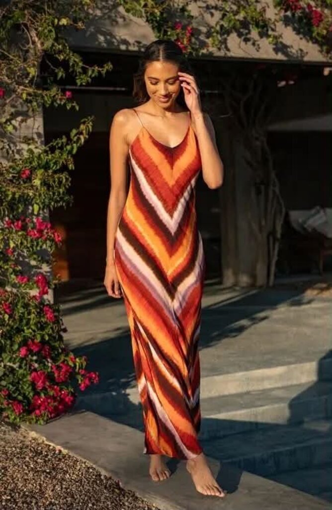 La Blanca Horizon Crepe Cover-Up Maxi Dress - Size Medium(Retails $119)