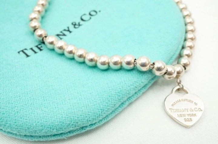 Tiffany & Co Return To Tiffany Sterling Silver Bead Bracelet