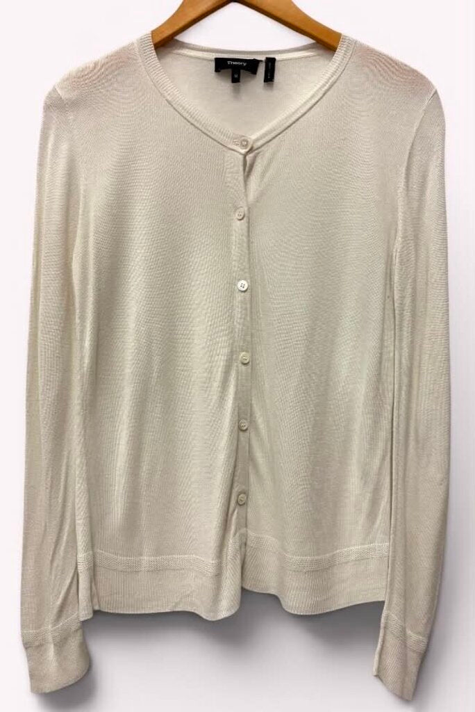 Theory Silk Blend Cardigan - Size Medium