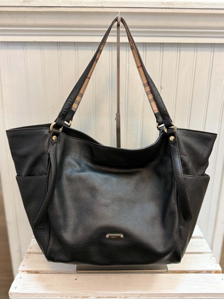 Burberry Canterbury Grained Leather Tote Bag