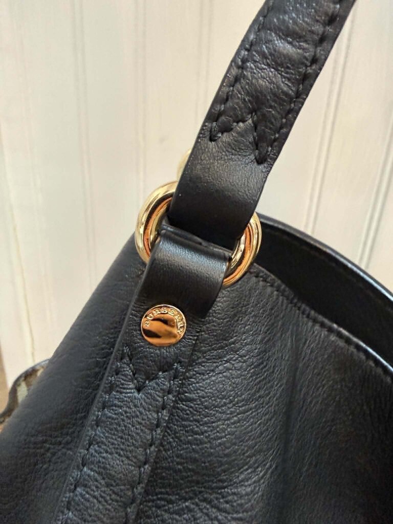 Burberry Canterbury Grained Leather Tote Bag