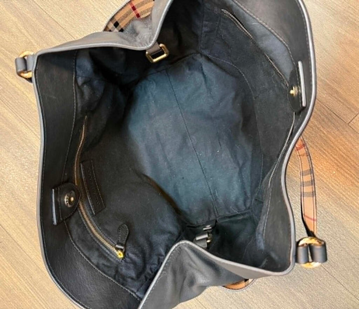 Burberry Canterbury Grained Leather Tote Bag