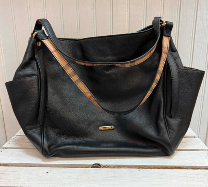 Burberry Canterbury Grained Leather Tote Bag
