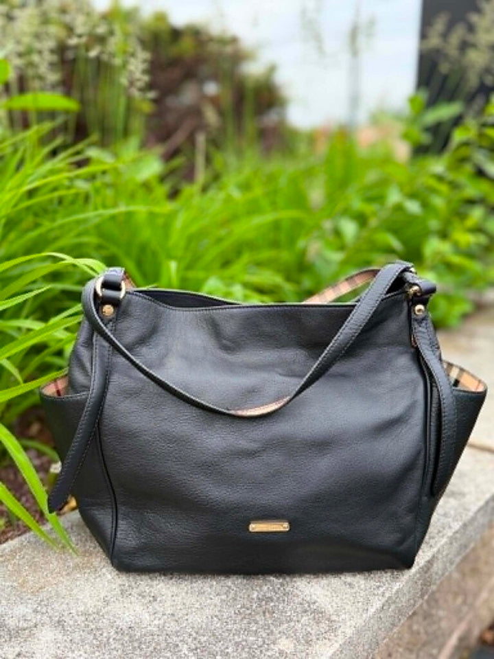 Burberry Canterbury Grained Leather Tote Bag