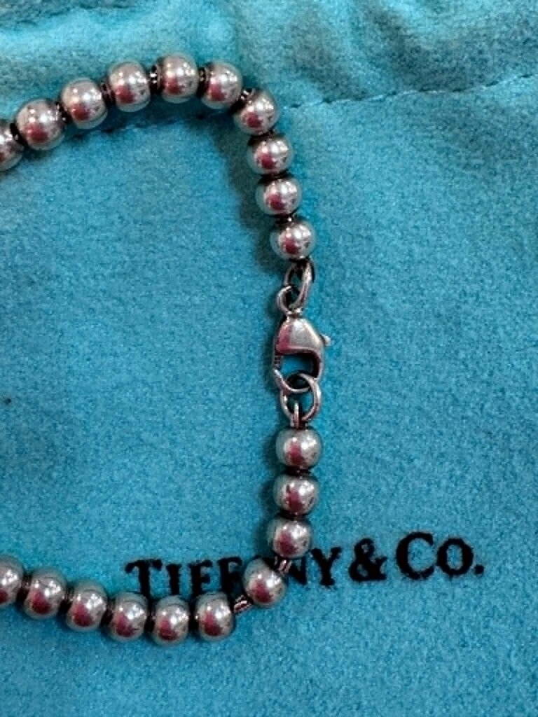 Tiffany & Co Return To Tiffany Sterling Silver Bead Bracelet