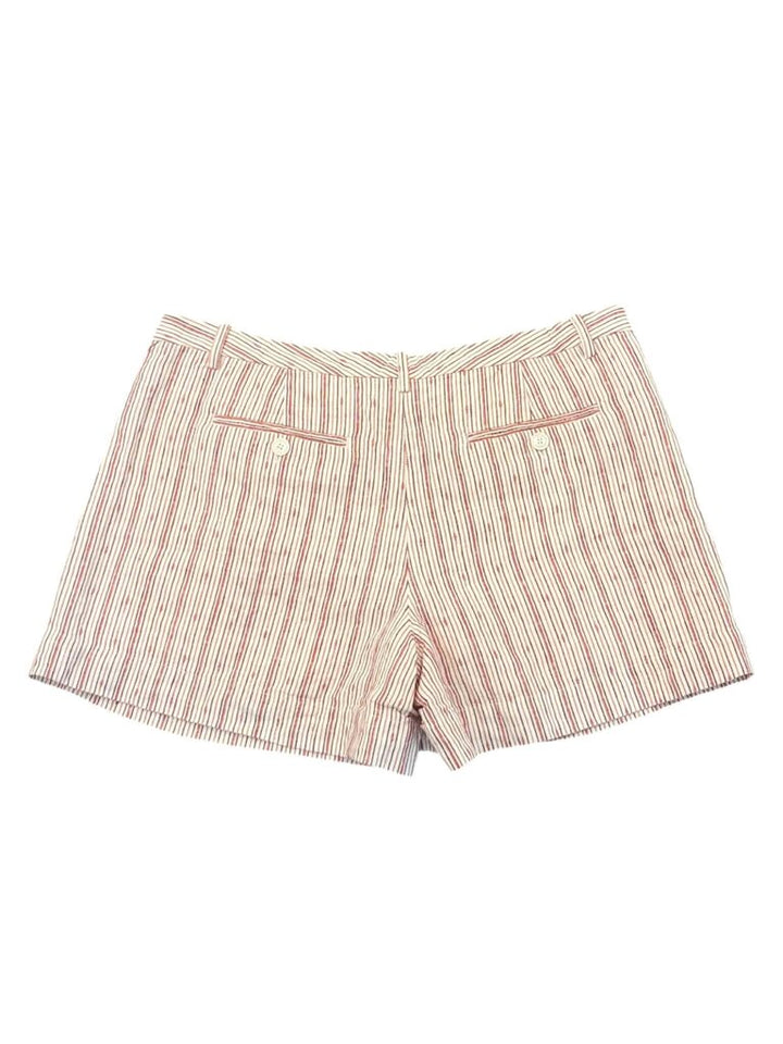 ATM NWT Striped Pleated Linen Shorts (Retails for $245) - Size 8