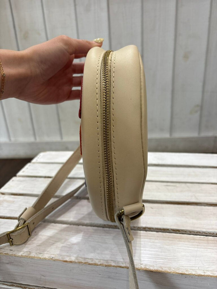Portland Leather Wildflower Circle Crossbody