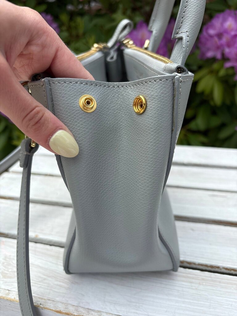 Teddy Blake Bella Palmelatto Leather Top Handle Bag (Retails for $445)