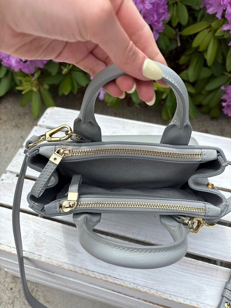 Teddy Blake Bella Palmelatto Leather Top Handle Bag (Retails for $445)