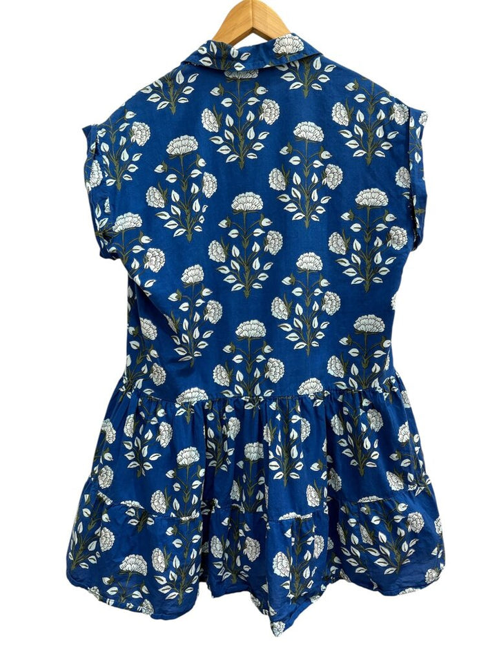 Ro's Garden Button Up Floral Mini Dress - Size Small