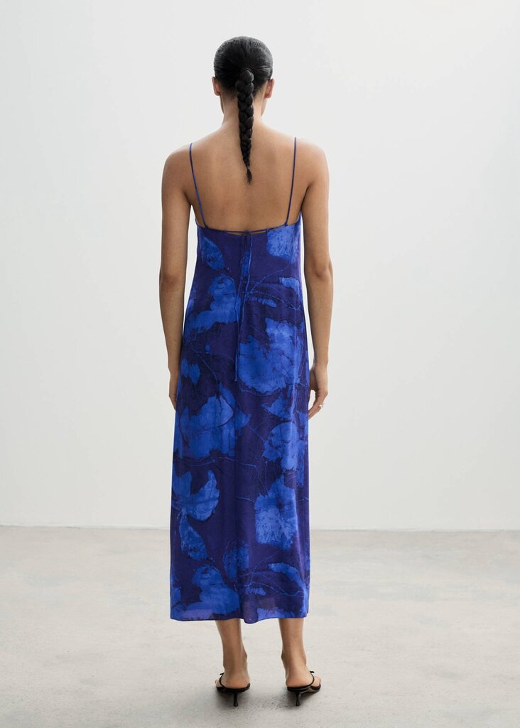 Mango Lucia Strappy Floral Dress - Size 8