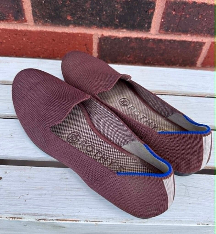 Rothy's The Loafer In Brown - Size 6