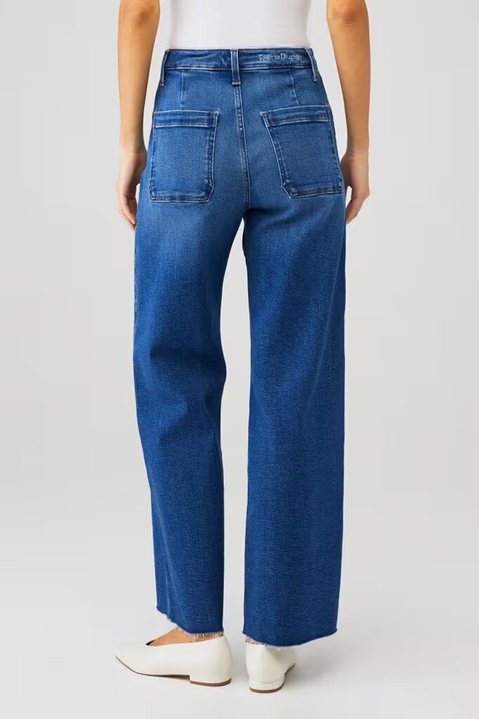 Favorite Daughter The Mischa Wide Leg Ankle Jean in Madison - Size 28 (Retails for $218)